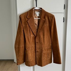 Vintage Tan Suede Jacket